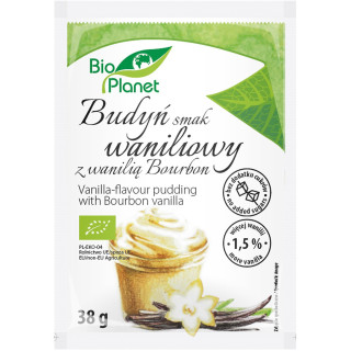 Budyń Waniliowy z Wanilią Bourbon BIO 38 g - Bio Planet - Ekochatka