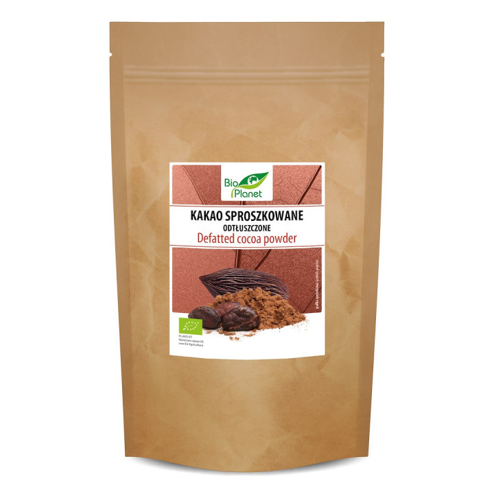 Kakao Sproszkowane Odtłuszczone BIO 200 g - Bio Planet - Ekochatka