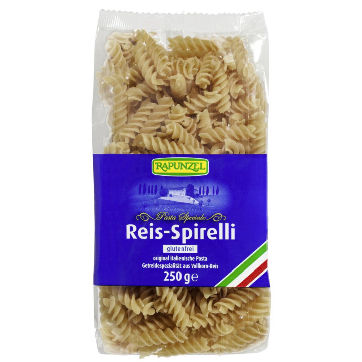 Makaron Ryżowy Razowy Świderki Bezglutenowy BIO 250 g - Rapunzel - Eko
