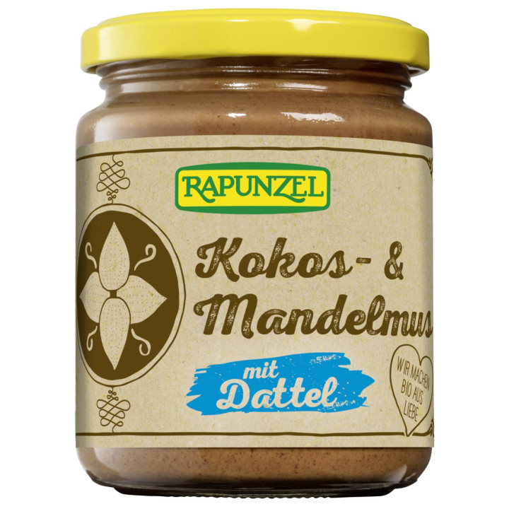 Krem Kokosowo-Migdałowy z Daktylami BIO 250 g - Rapunzel - Ekochatka