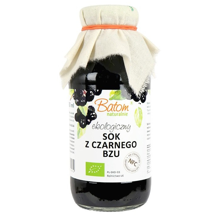 Sok z Czarnego Bzu NFC BIO 330 ml - Batom - Ekochatka