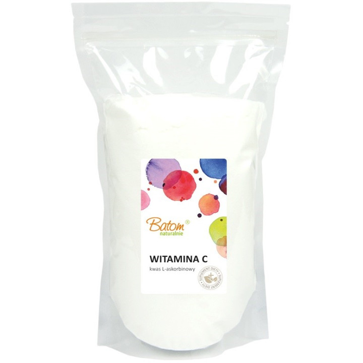 Witamina C Kwas L-Askorbinowy w Proszku 1 kg - Batom - Ekochatka