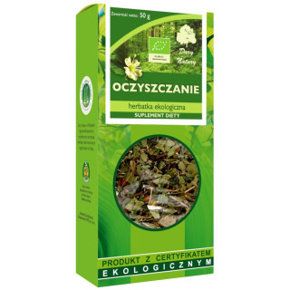 Herbatka Oczyszczająca BIO 50 g - Dary Natury - Ekochatka