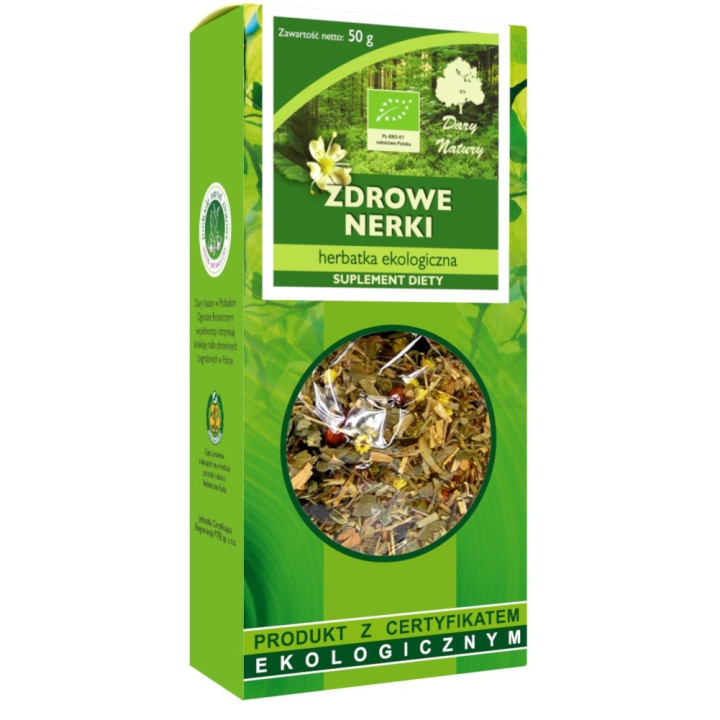 Herbatka Zdrowe Nerki BIO 50 g - Dary Natury - Ekochatka