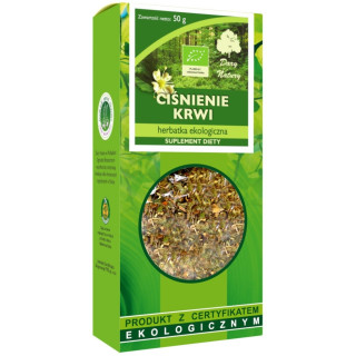 Herbatka Ciśnienie Krwi Ziołowa Sypana BIO 50 g - Dary Natury - Ekocha