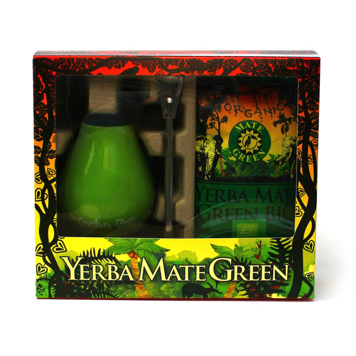 Zestaw Startowy Yerba Mate z Matero i Bombillą BIO 400 g - Yerba Mate 