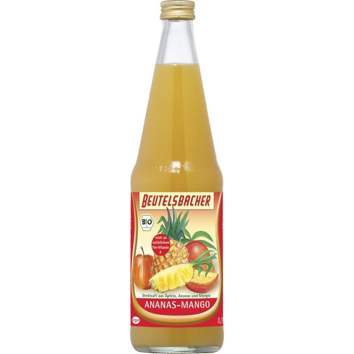 Sok Jabłko Ananas Mango NFC BIO 700 ml - Beutelsbacher - Ekochatka