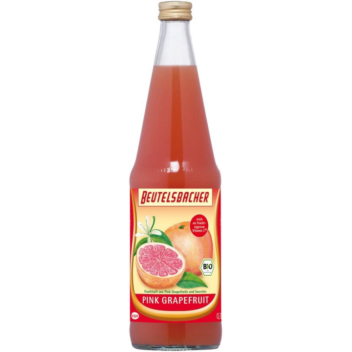 Sok z Różowych Grejpfrutów NFC BIO 700 ml - Beutelsbacher - Ekochatka