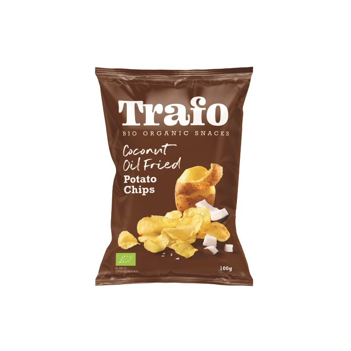 Chipsy Ziemniaczane na Oleju Kokosowym BIO 100 g - Trafo - Ekochatka