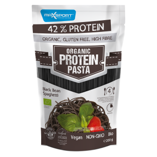 Makaron Proteinowy z Fasoli Czarnej Spaghetti Bezglutenowy BIO 200 g -