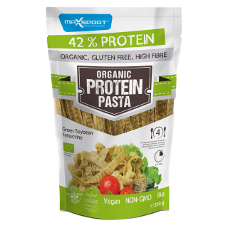 Makaron Proteinowy Fettuccine z Soi Zielonej Bezglutenowy BIO 200 g - 