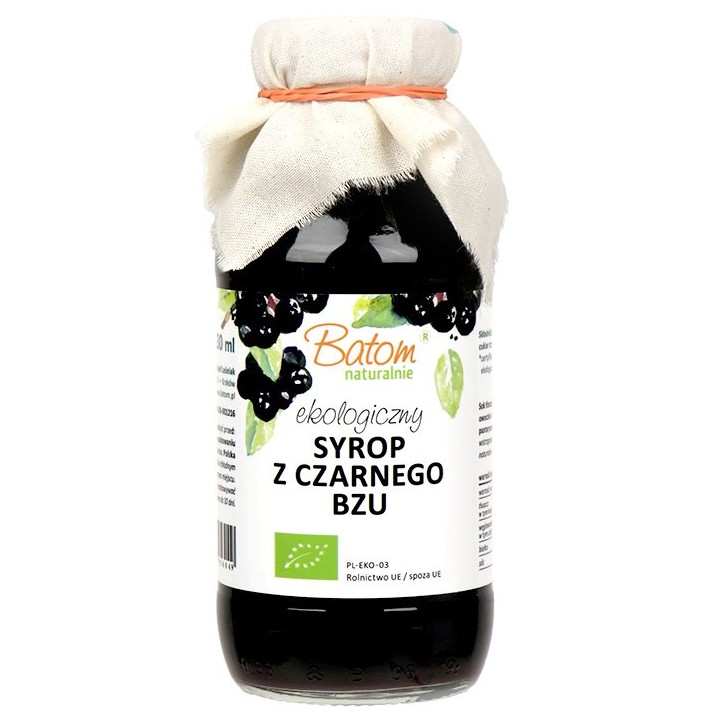 Syrop z Czarnego Bzu BIO 330 ml - Batom - Ekochatka