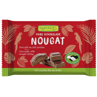 Czekolada Mleczna z Nadzieniem Nugatowym BIO 100 g - Rapunzel - Ekocha