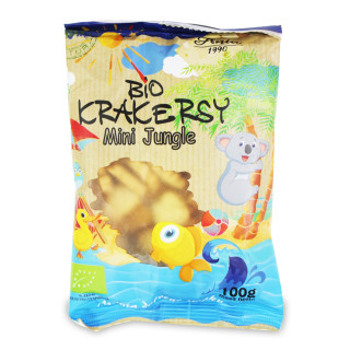 Krakersy Mini Jungle dla Dzieci BIO 100 g - Bio Ania - Ekochatka