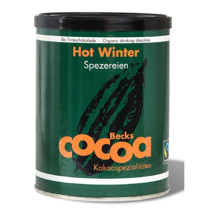 Czekolada do Picia Hot Winter Bezglutenowa BIO 250 g - Becks Cocoa - E