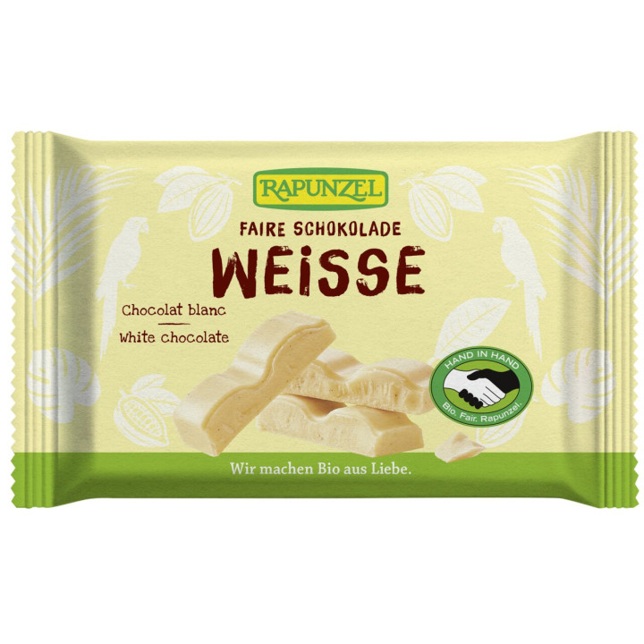 Czekolada Biała z Wanilią Bourbon BIO 100 g - Rapunzel - Ekochatka