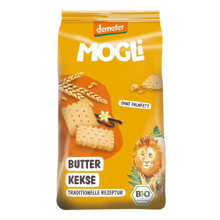 Herbatniki Maślane Demeter BIO 125 g - Mogli - Ekochatka