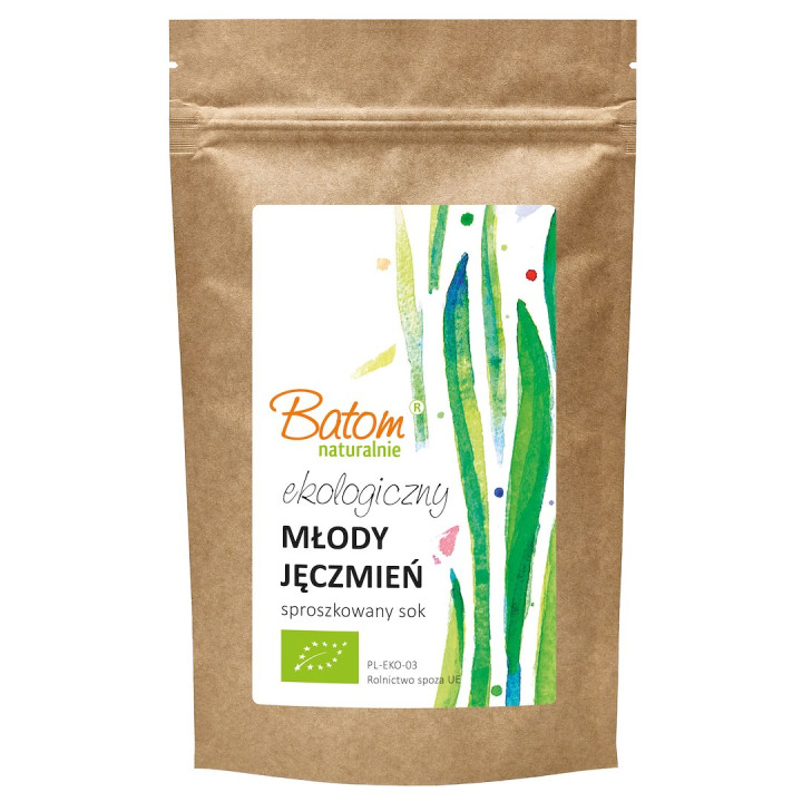 Sok z Młodego Jęczmienia w Proszku BIO 100 g - Batom - Ekochatka