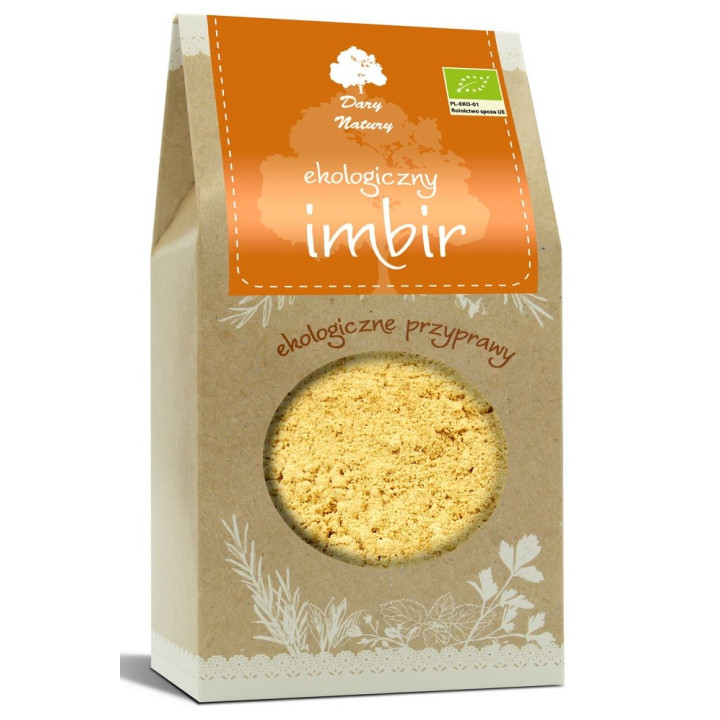 Imbir Mielony BIO 200 g - Dary Natury - Ekochatka