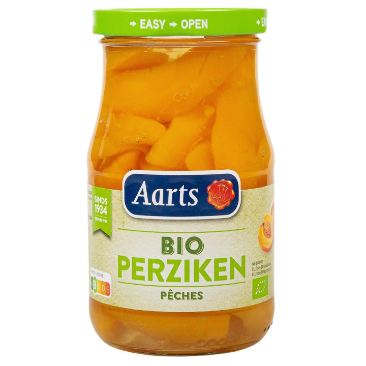 Brzoskwinie w Plastrach w Lekkim Syropie BIO 350 g - Aarts - Ekochatka