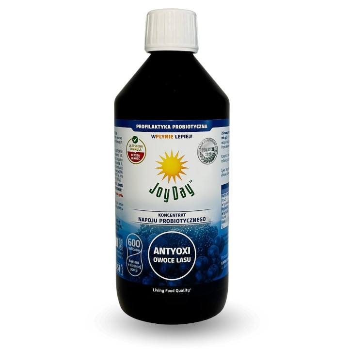 Koncentrat Napoju Probiotycznego Owoce Lasu Bezglutenowy BIO 500 ml - 