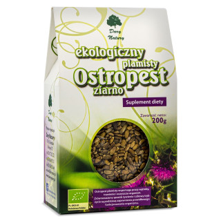 Ostropest Plamisty Ziarno BIO 200 g - Dary Natury - Ekochatka
