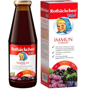Sok Wieloowocowy NFC z Cynkiem Witaminą C i D3 450 ml - Rotbackchen - 