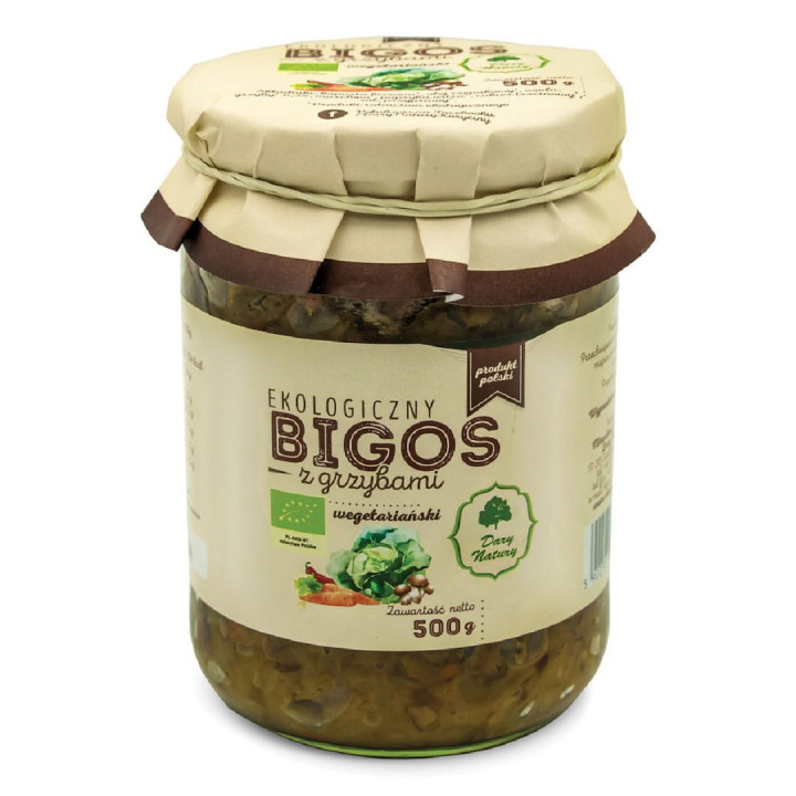 Bigos Wegański z Grzybami BIO 500 g - Dary Natury - Ekochatka
