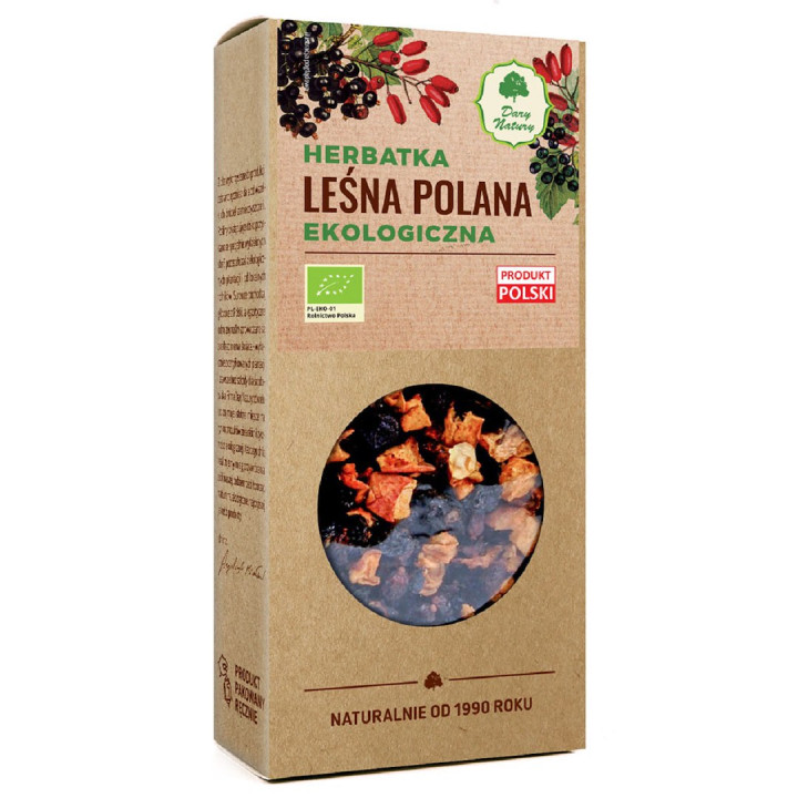 Herbatka Leśna Polana BIO 100 g - Dary Natury - Ekochatka