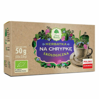 Herbatka na Chrypke BIO 25 Torebek 50 g - Dary Natury - Ekochatka