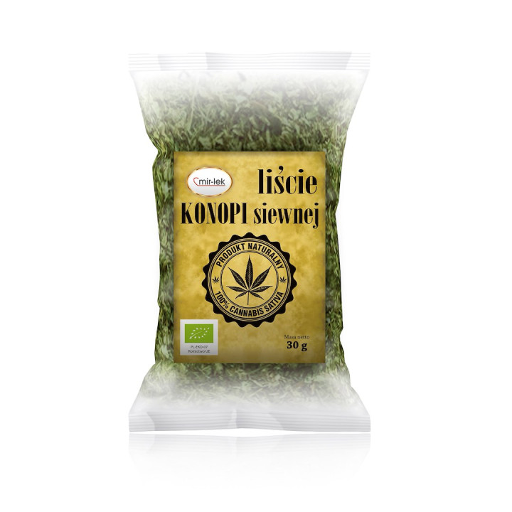 Herbatka Konopna Sypana z Liścia Konopi Siewnej BIO 30 g - Mir-Lek - E