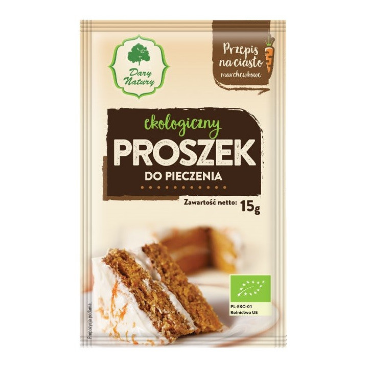 Proszek do Pieczenia BIO 15 g - Dary Natury - Ekochatka