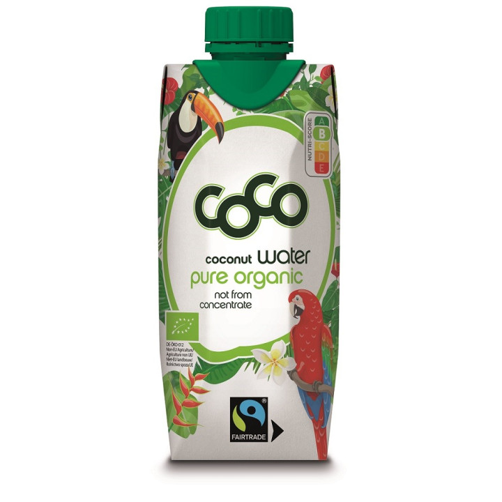 Woda Kokosowa Fair Trade BIO 330 ml - Dr Martins Coco - Ekochatka