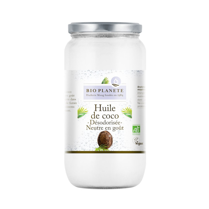 Olej Kokosowy Bezwonny BIO 950 ml - Bio Planete - Ekochatka