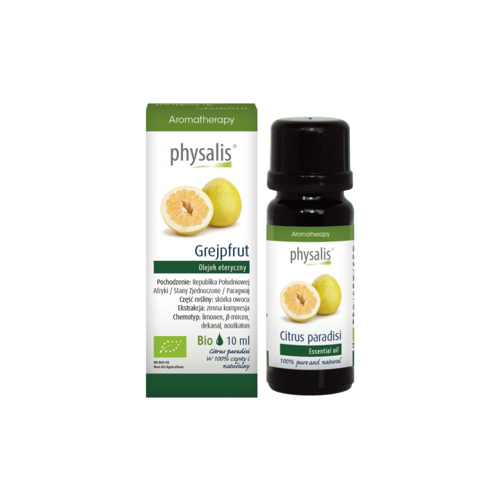 Olejek Eteryczny Grejpfrutowy BIO 10 ml - Physalis - Ekochatka