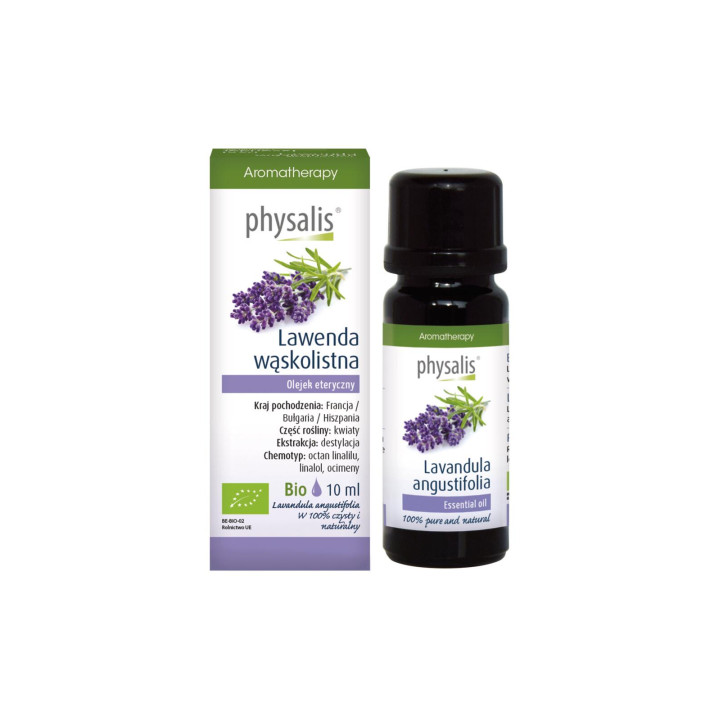 Olejek Eteryczny Lawenda Wąskolistna BIO 10 ml - Physalis - Ekochatka