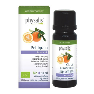 Olejek Eteryczny Petitgrain z Pomarańczy Gorzkiej BIO 10 ml - Physalis