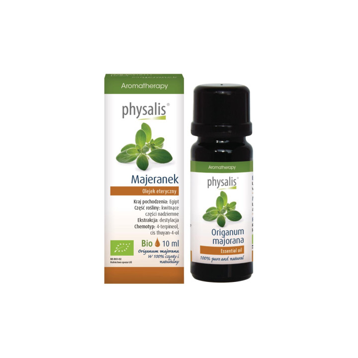 Olejek Eteryczny Majeranek BIO 10 ml - Physalis - Ekochatka