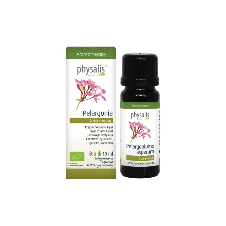 Olejek Eteryczny z Pelargonii ECO 10 ml - Physalis - Ekochatka