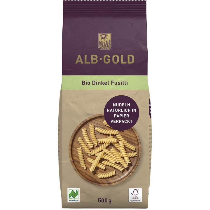 Makaron Orkiszowy Świderki BIO 500 g - Alb-Gold - Ekochatka
