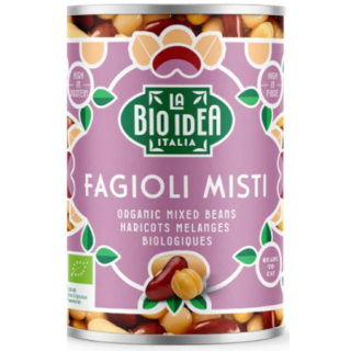 Fasola Mix w Zalewie BIO 400 g - La Bio Idea - Ekochatka