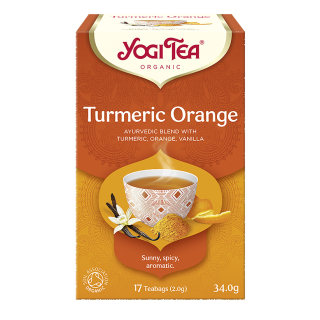 Herbatka Kurkuma i Pomarańcza BIO 34 g - Yogi Tea - Ekochatka