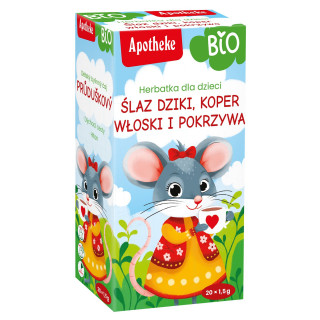Herbatka Dla Dzieci Ślaz Dziki Koper Włoski i Pokrzywa BIO 30 g - Apot