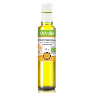 Olej Słonecznikowy Tłoczony na Zimno BIO 250 ml - Olandia - Ekochatka