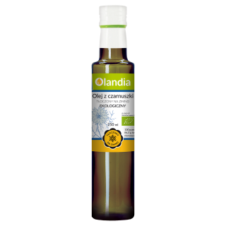 Olej z Czarnuszki Tłoczony na Zimno BIO 250 ml - Olandia - Ekochatka