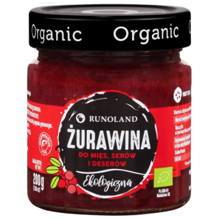 Żurawina do Mięs, Serow i Deserow BIO 200 g - Runoland - Ekochatka