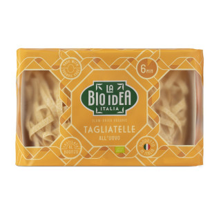 Makaron Tagliatelle Jajeczny z Pszenicy Durum BIO 250 g - La Bio Idea 
