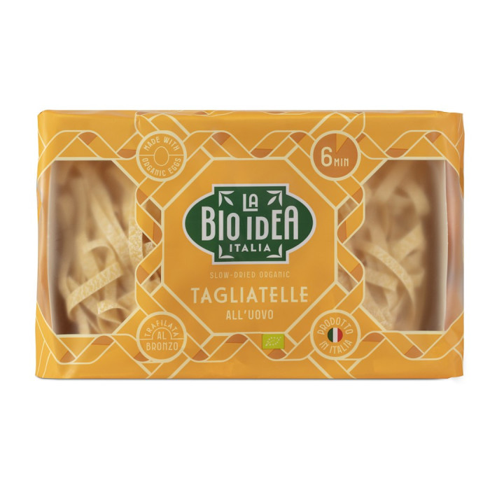 Makaron Tagliatelle Jajeczny z Pszenicy Durum BIO 250 g - La Bio Idea 