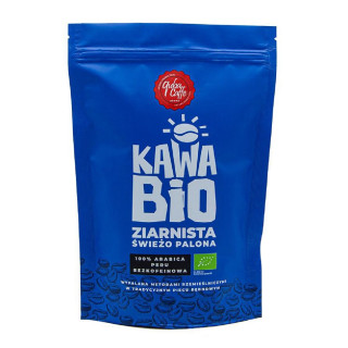Kawa Ziarnista Bezkofeinowa Arabica 100% BIO 250 g - Quba Caffe - Ekoc