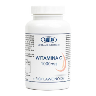 Witamina C 1000 mg 90 Kapsułek - Jantar - Ekochatka